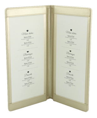 Logo trade promotional merchandise picture of: Menu cover 1062119