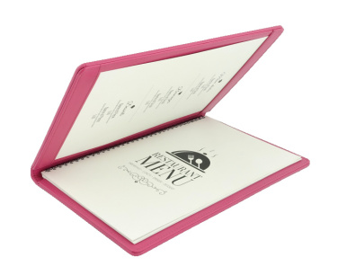 Logo trade business gifts image of: Menu cover 1082119