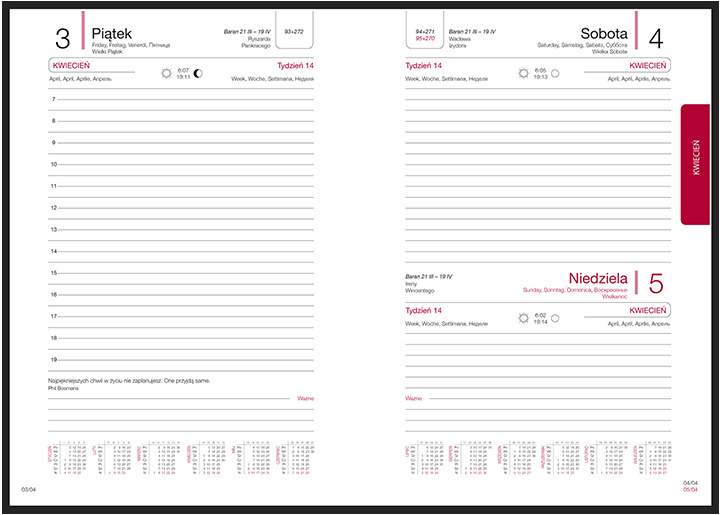 Logotrade advertising product image of: Calendar 640131
