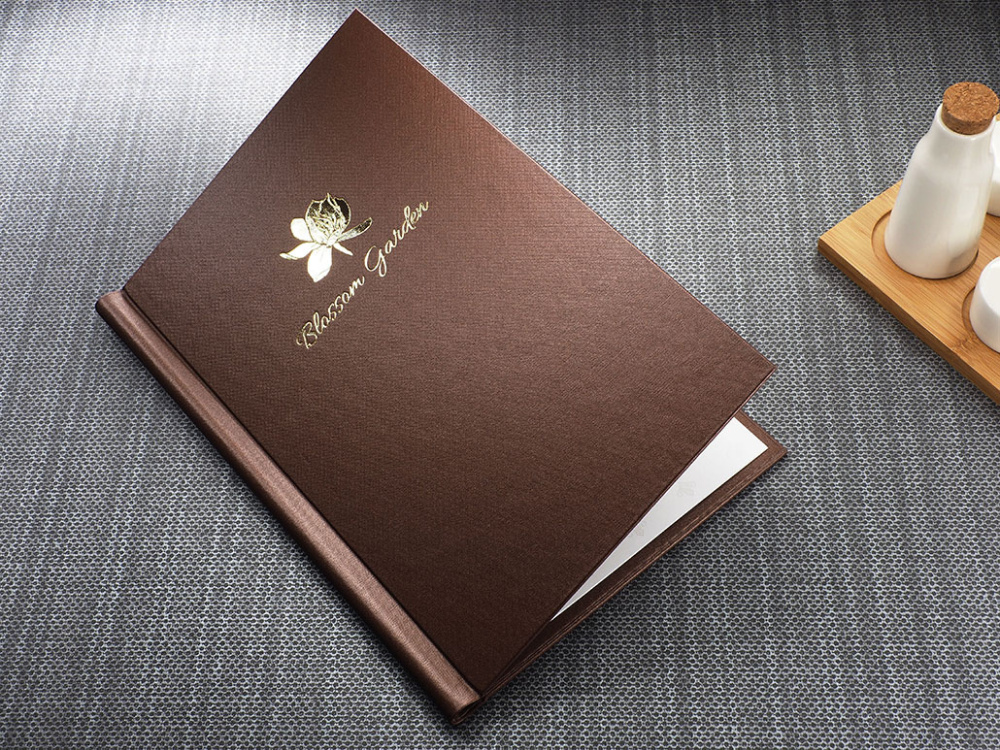 Logo trade corporate gifts image of: Menu cover 1720280