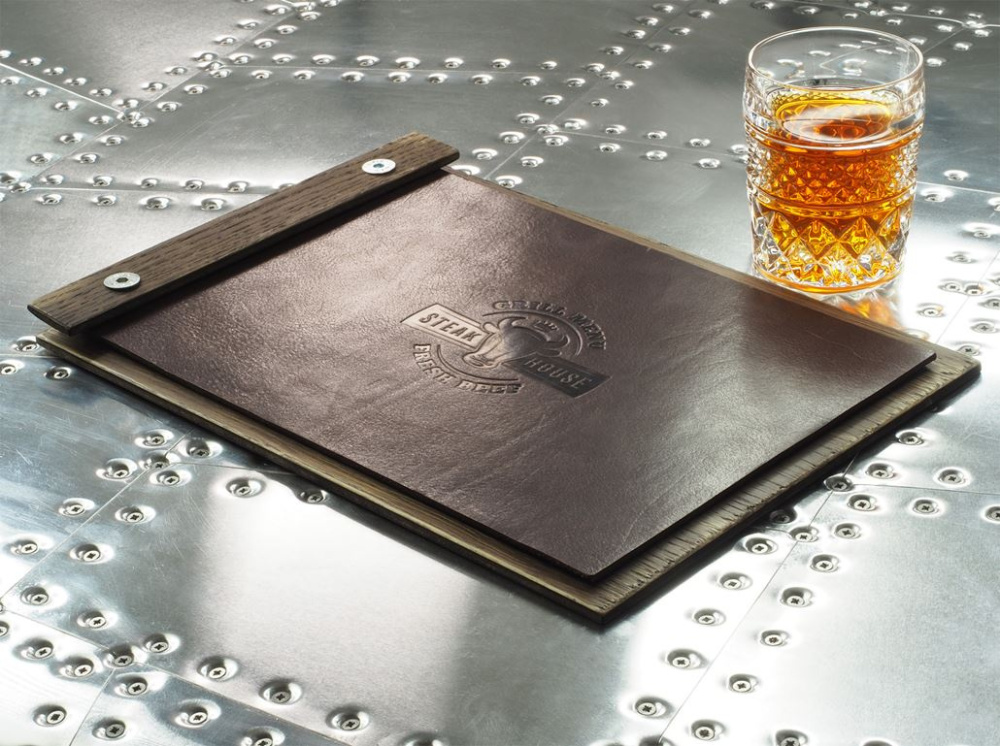 Logo trade corporate gift photo of: Menu cover 1204141