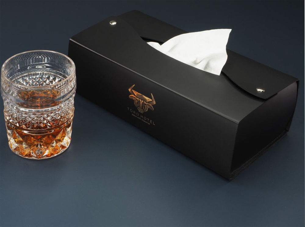 Logo trade promotional giveaways image of: Tissue box 1156094