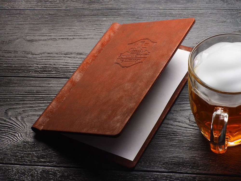 Logo trade promotional giveaway photo of: Menu cover 2048325