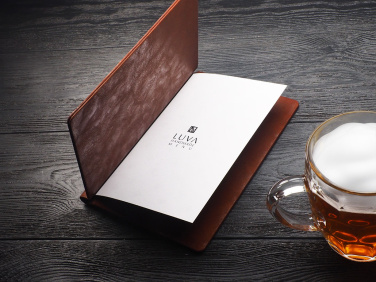 Logo trade corporate gifts image of: Menu cover 2048325