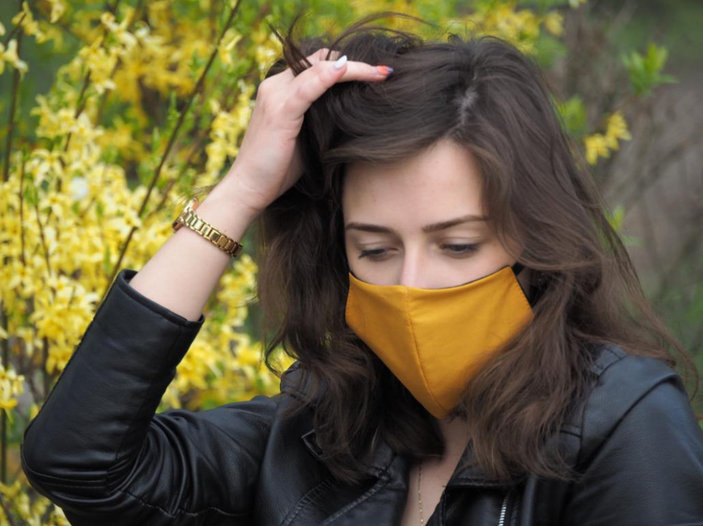 Logotrade promotional product picture of: VENUS cotton face mask 1377165