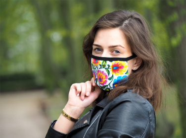 Logotrade promotional item picture of: MARS PRO cotton mask (size M) with pocket and HEPA filter 1380165