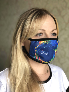 Logotrade advertising product image of: MARS PRO cotton mask (size M) with pocket and HEPA filter 1380165
