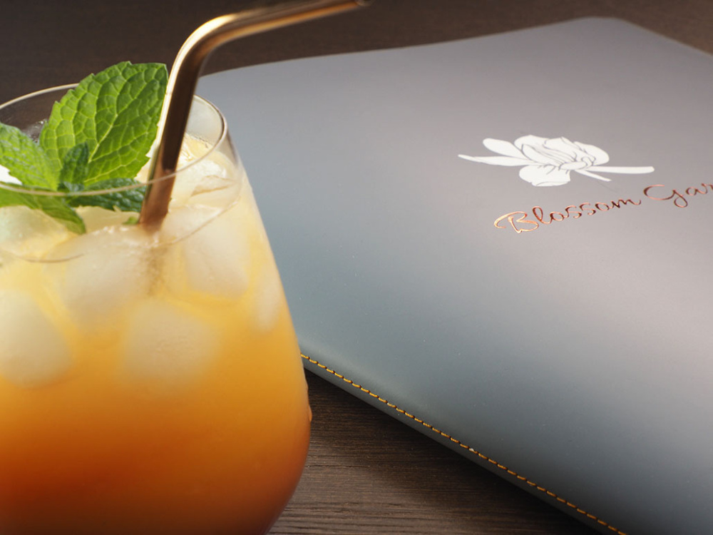 Logo trade corporate gifts image of: Menu cover 1765094