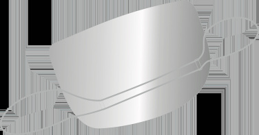 Logotrade promotional giveaway image of: ATENA clear face shield-mask for mouth and nose 1461162