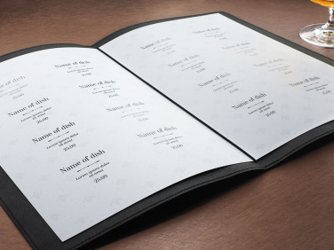 Logo trade promotional gifts image of: Menu cover Ambiente 1178265