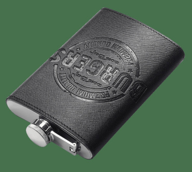 Logo trade promotional giveaways image of: Hip flask 425113