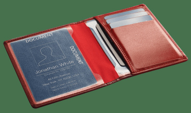 Logo trade business gift photo of: Document wallet 889067