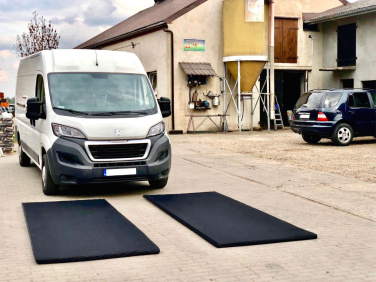 Logo trade promotional giveaway photo of: Transit disinfection mat 120x600x4cm 1365087