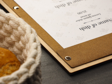 Logo trade promotional merchandise picture of: Menu pad 1668121