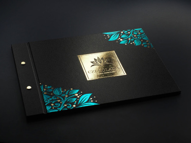 Logo trade advertising products image of: Menu cover 1681280