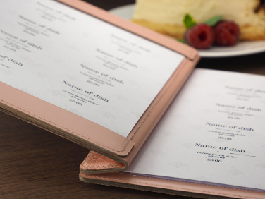 Logo trade promotional gifts picture of: Menu cover 1087281