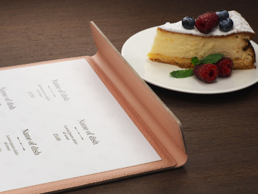 Logo trade promotional giveaways picture of: Menu cover 1241281