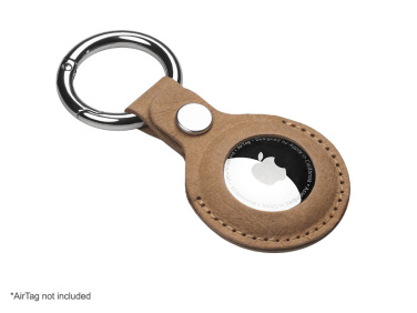 Logo trade promotional merchandise image of: Keyring with holder for AirTag 1914106