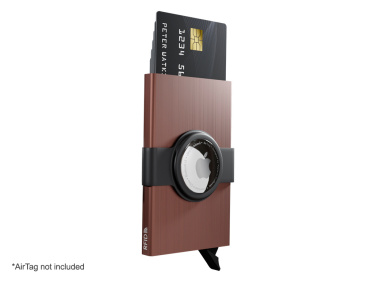 Logo trade business gifts image of: RFID credit card case with holder for AirTag 2163155