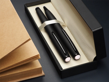 Logotrade business gift image of: Opal stone Pen set 1286036