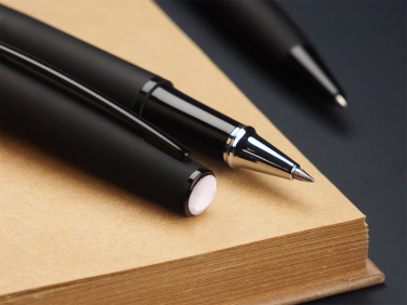 Logotrade advertising products photo of: Opal stone Pen set 1286036