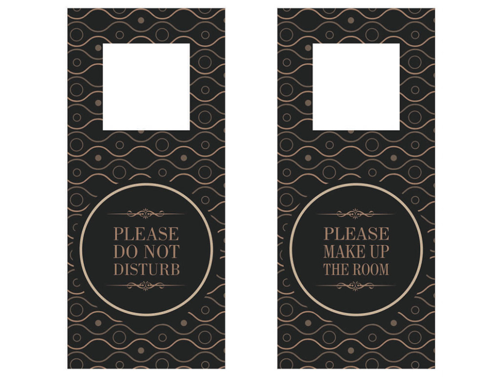 Logo trade promotional merchandise picture of: DND door sign 1110117