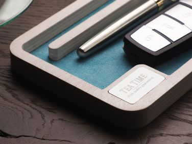 Logo trade promotional gift photo of: Wooden desk organiser 1818121