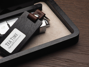 Logotrade promotional giveaway image of: Wooden desk organiser 1818121