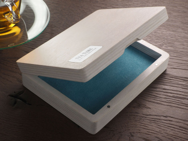 Logo trade promotional giveaways picture of: Wooden box 1819121