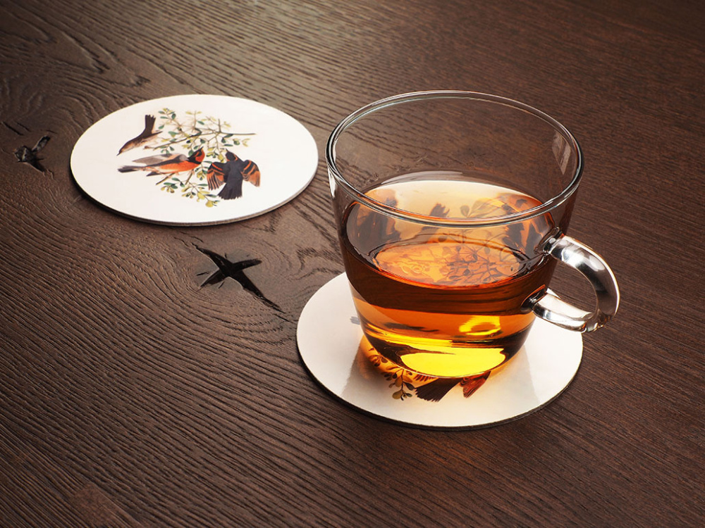 Logo trade advertising products picture of: Printed paper coaster 1837117