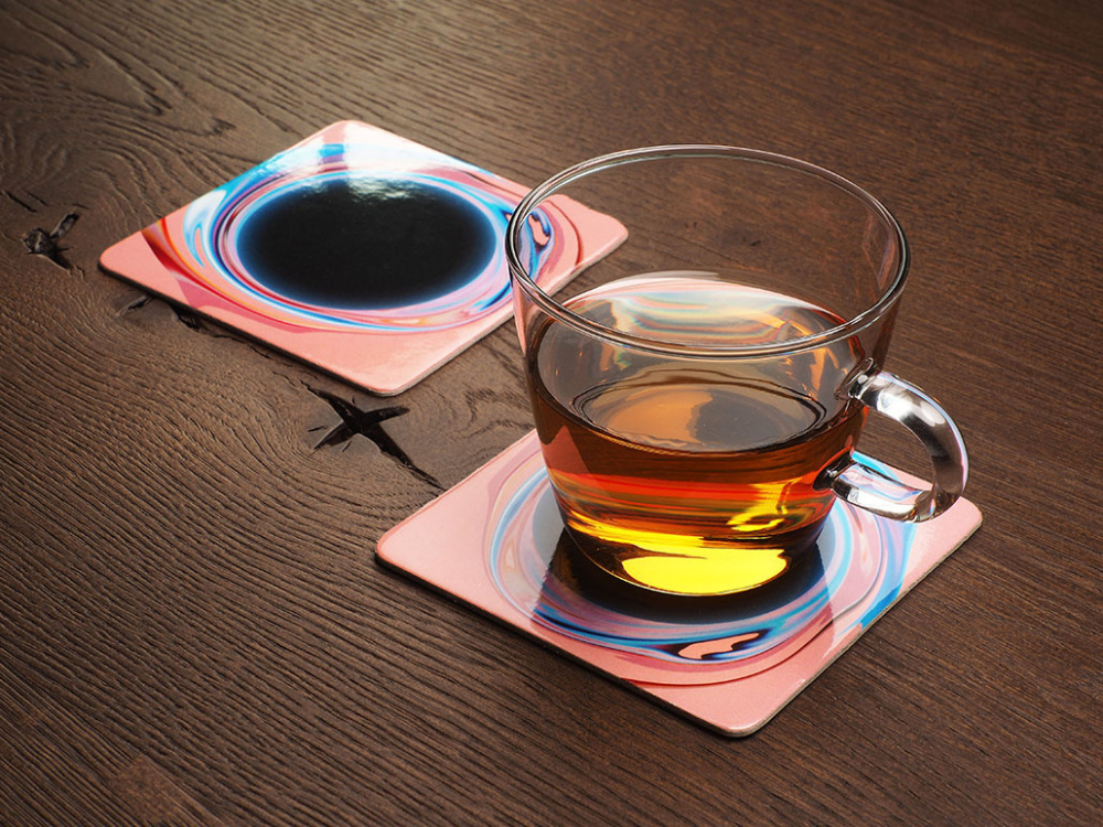 Logo trade promotional merchandise picture of: Printed paper coaster 1839117