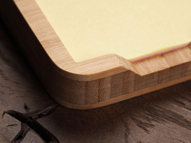 Logo trade advertising products image of: Wooden memo card box 1832292