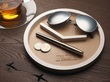 Logo trade promotional gifts image of: Wooden organiser 1843121