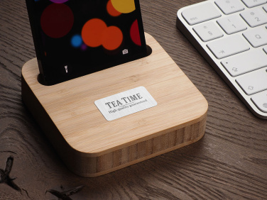 Logo trade promotional merchandise photo of: Wooden telephone stand 1848292