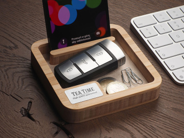 Logo trade corporate gift photo of: Wooden desk organiser 1846292