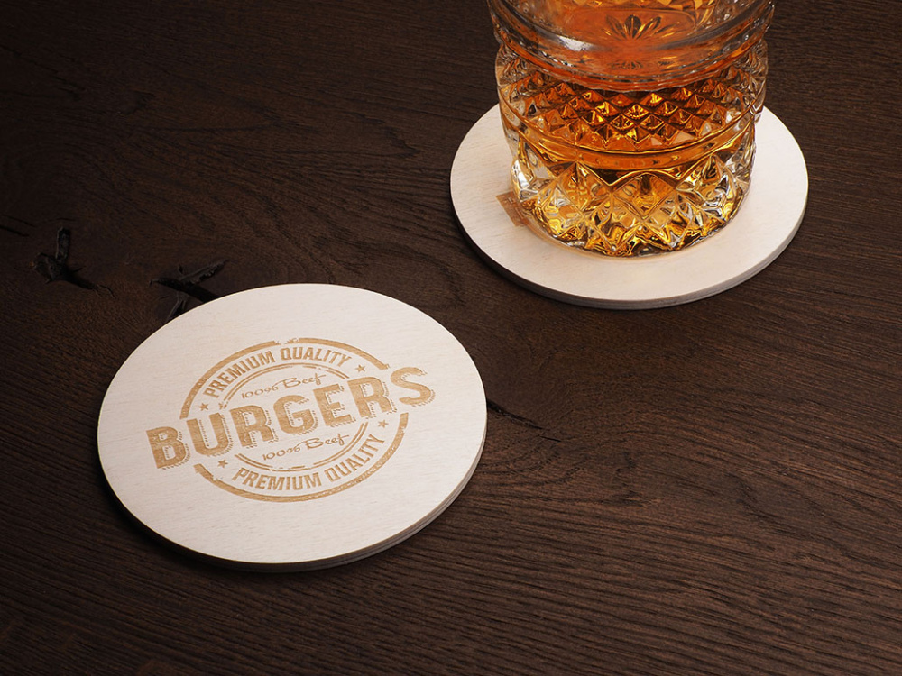 Logo trade promotional giveaway photo of: Coaster 1047121