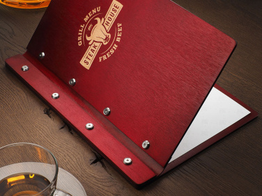 Logo trade business gifts image of: Menu cover 1860121