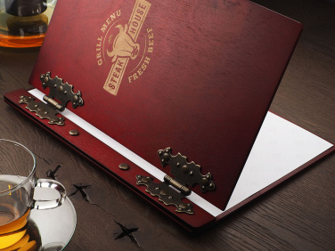 Logo trade promotional gifts image of: Menu cover 1862121