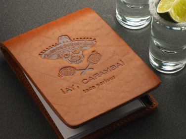 Logo trade business gifts image of: Waiter notepad 1202141