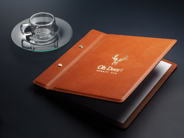 Logo trade promotional products image of: Menu cover 1085318