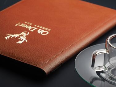 Logo trade corporate gifts image of: Menu cover Fine Dining Pro 1634318