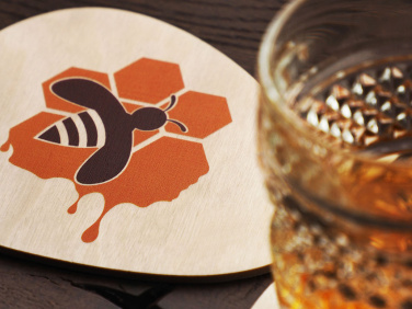 Logo trade promotional merchandise image of: Coaster 1607121