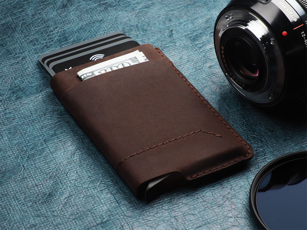 Logo trade promotional products image of: RFID wallet 593284