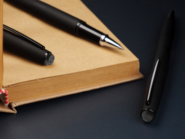 Logo trade promotional products picture of: Pen set with coal 2094036