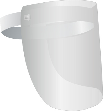 Logo trade promotional giveaway photo of: TEMIDA tilting face shield 1424162