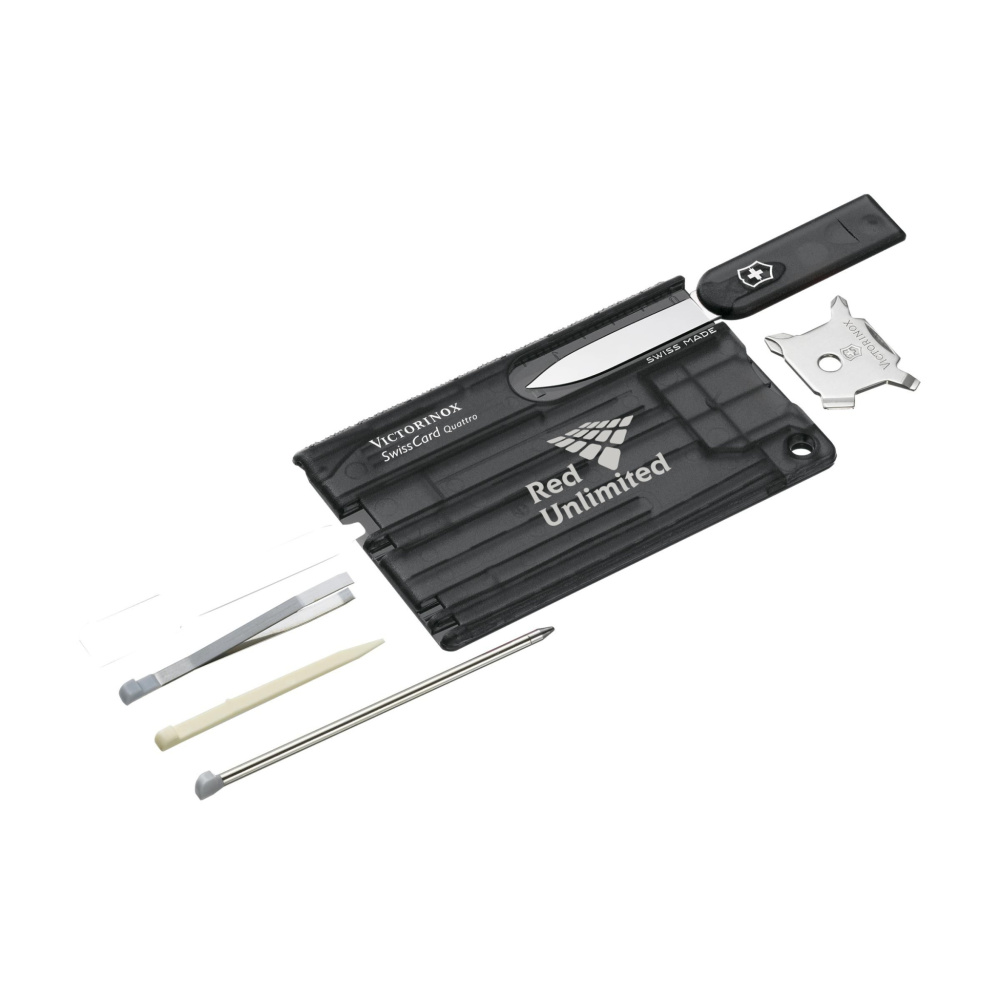 Logo trade corporate gift photo of: Victorinox Swisscard Quattro