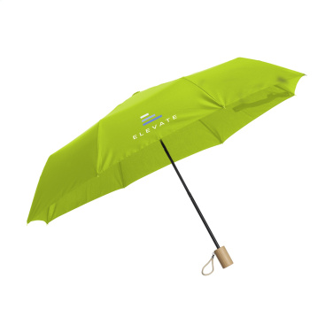 Logo trade business gift photo of: Mini Umbrella RCS RPET foldable umbrella 21 inch