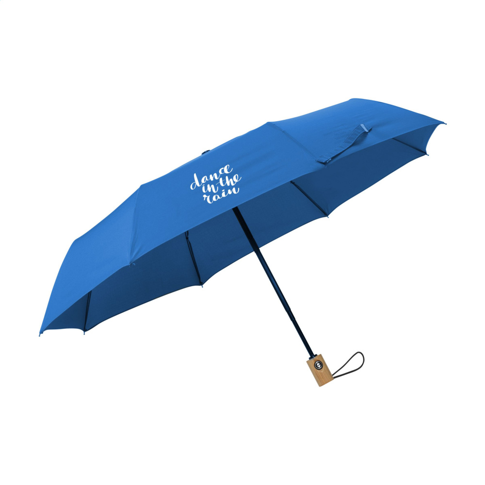 Logotrade promotional giveaway image of: Michigan foldable RCS RPET umbrella 21 inch