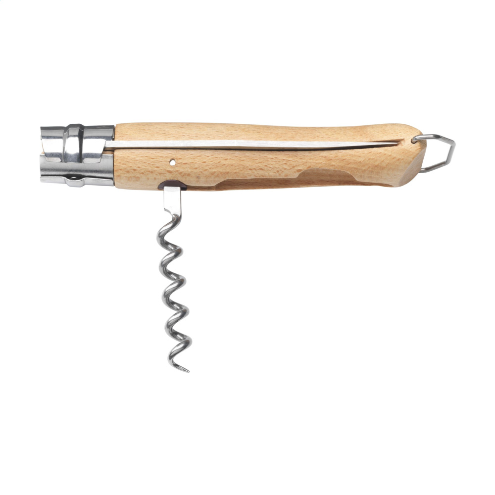 Logotrade promotional product picture of: Opinel  No 10 Corkscrew Bottle Opener