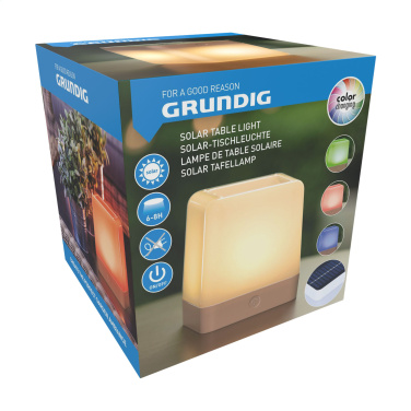 Logotrade promotional products photo of: Grundig Lumo Solar Table Lamp